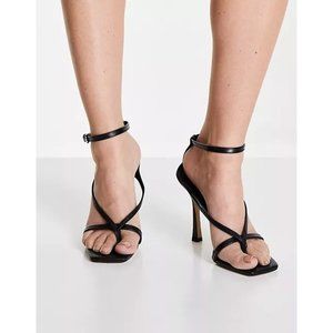 Tony Bianco Black Strappy Heels
